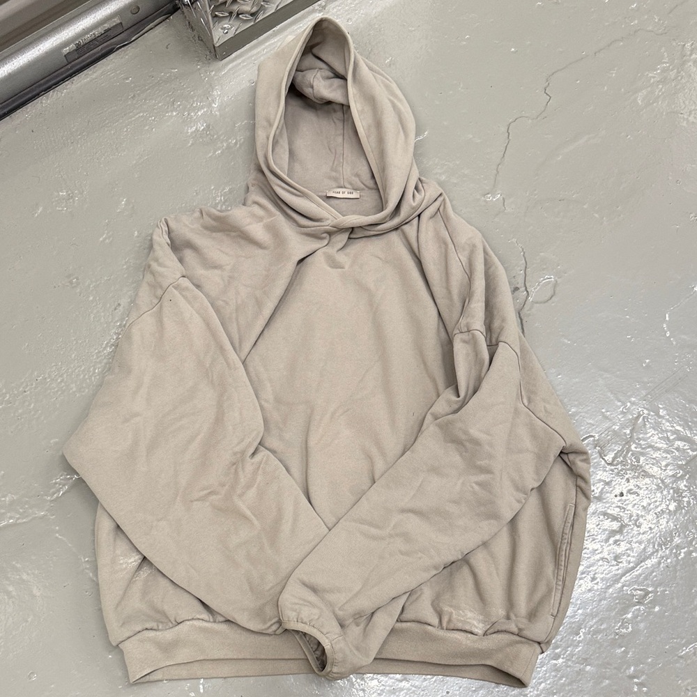 Fear of God Light Beige Hoodie